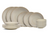 Set de Vajilla Cookinglife Coastal Lines Ocean Beige 18 piezas / 6 personas - 6 platos de cena, 6 platos de desayuno y 6 platos hondos