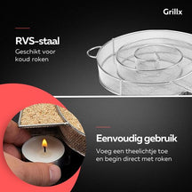 GrillX BBQ Set para ahumado en frío - Ahumado en frío