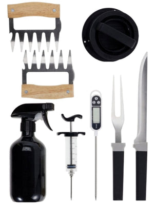Cookinglife BBQ Pitmaster Set - 8-pieza - Set de parrilla completa para carne y verduras