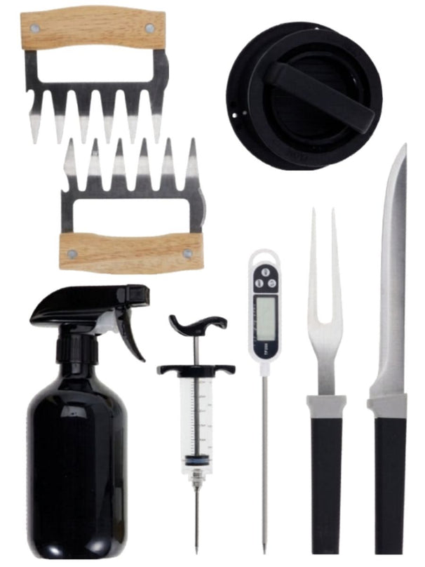 Cookinglife BBQ Pitmaster Set - 8-pieza - Set de parrilla completa para carne y verduras