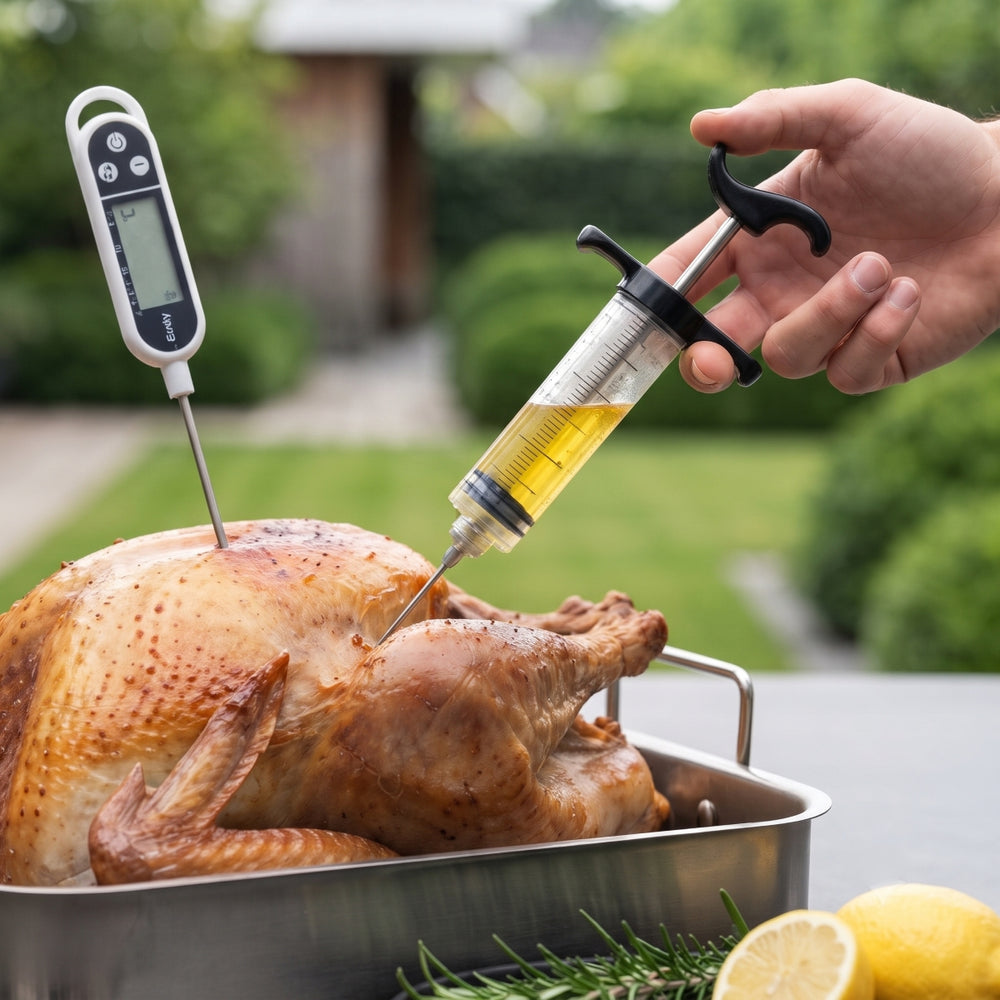 Cookinglife BBQ Pitmaster Set - 8-pieza - Set de parrilla completa para carne y verduras