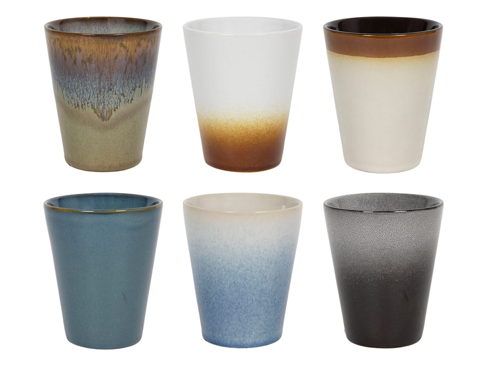 Tazas de capuchino Studio Tavola - Tazas de café - Storm - 310 ml - 6 piezas