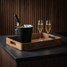 Cookinglife Enfriador de Vino Negro - ø 22 cm