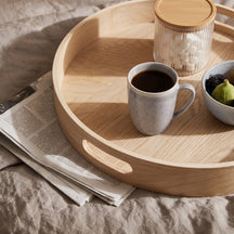 Cookinglife Bandeja de Sauce de Madera de Sauce ø 35 cm