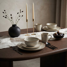 Cookinglife Tazas de café Linen Beige 340 ml – 6 unidades
