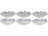 Cookinglife Platos Profundos / Platos de Pasta Fleuris ø 20 cm - 6 piezas