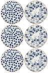 Cookinglife platos de cena Fleuris ø 27 cm - 6 piezas