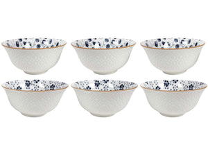 Cookinglife Cuencos de sopa / Cuencos Fleuris ø 16 cm - 6 piezas