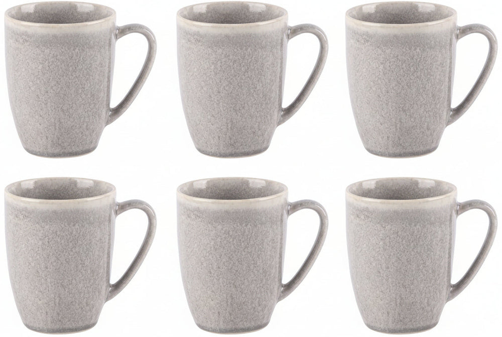 Cookinglife Tazas de café Breeze Gris 315 ml – 6 unidades