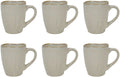 Cookinglife Tazas de café Linen Beige 340 ml – 6 unidades