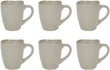 Cookinglife Tazas de café Linen Beige 340 ml – 6 unidades