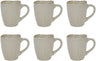 Cookinglife Tazas de café Linen Beige 340 ml – 6 unidades