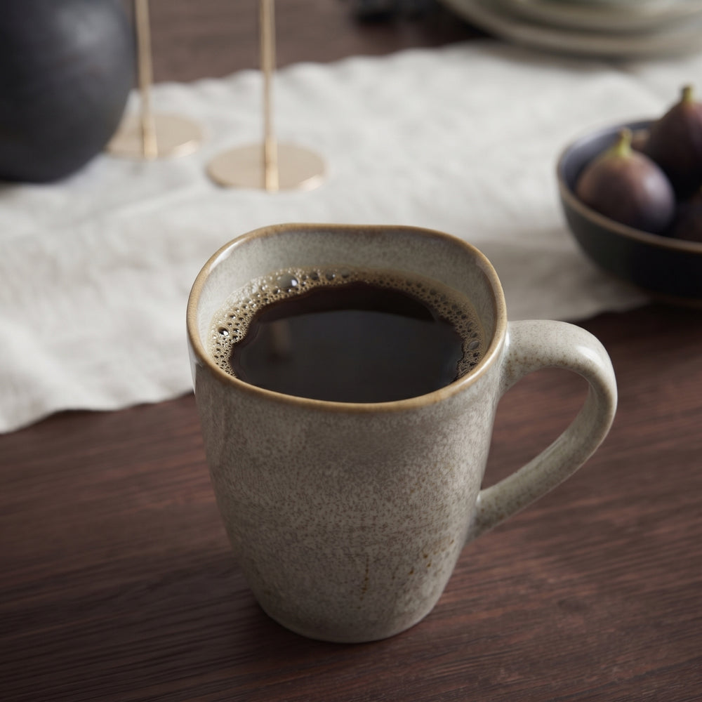 Cookinglife Tazas de café Linen Beige 340 ml – 6 unidades