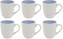 Cookinglife Tazas de café Nola Azul 330 ml – 6 piezas