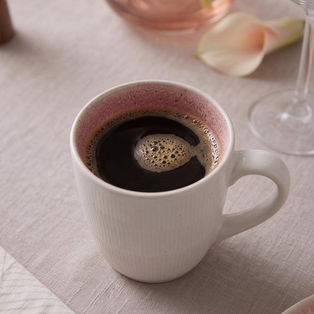 Cookinglife Tazas de café Nola Rosa 330 ml – 6 unidades