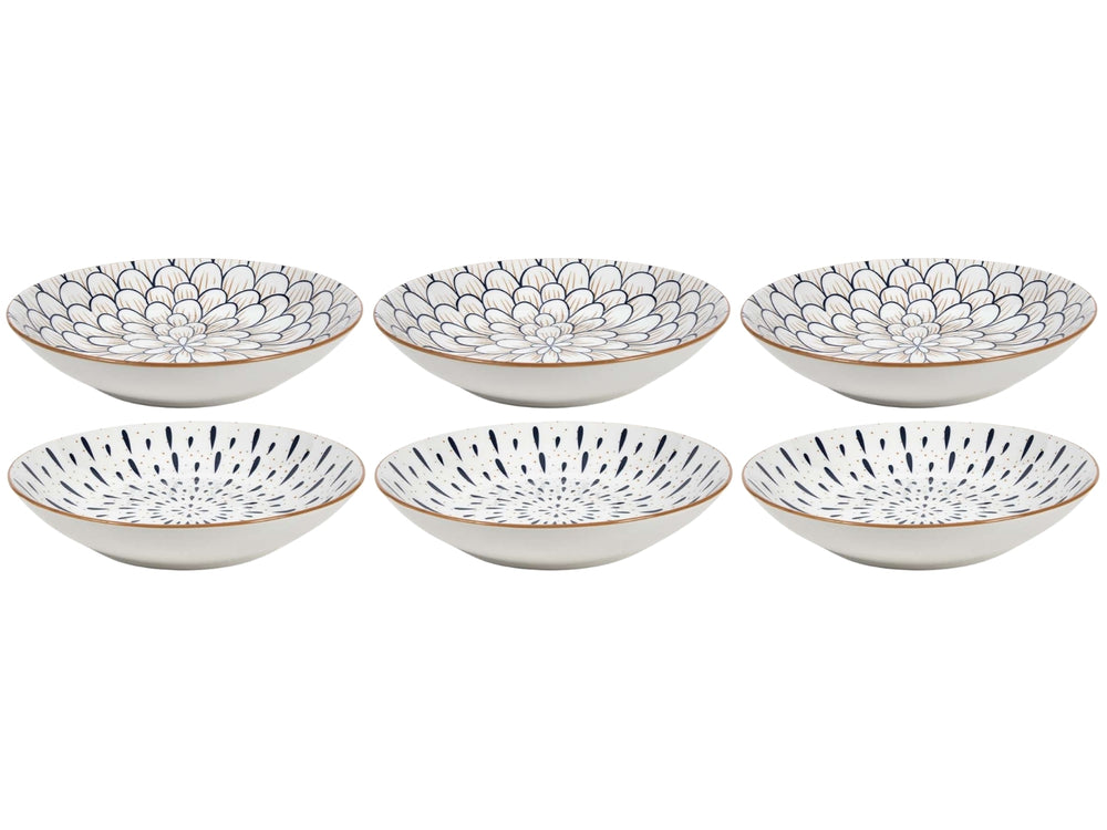 Cookinglife Platos Profundos / Platos de Pasta Noria ø 20 cm - 6 piezas