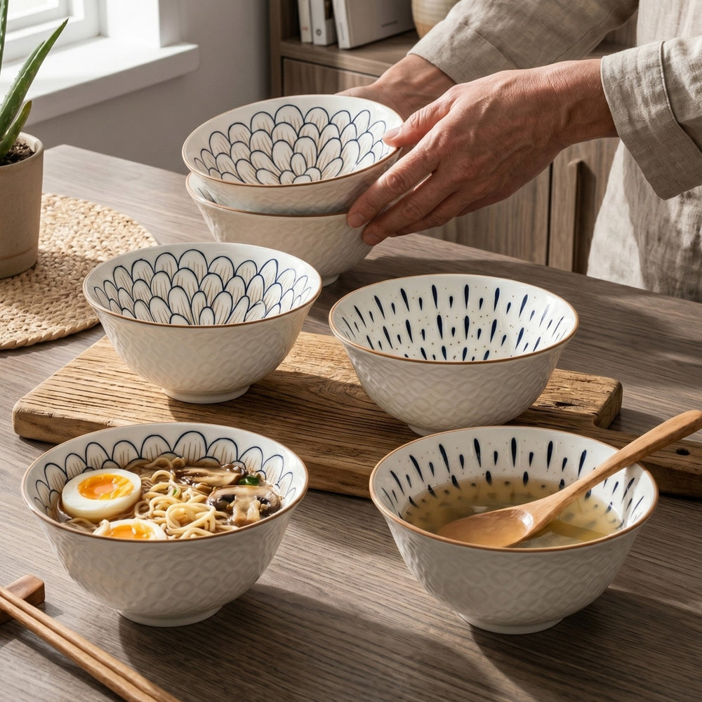 Cookinglife Cuencos para sopa / Cuencos Noria ø 16 cm - 6 piezas