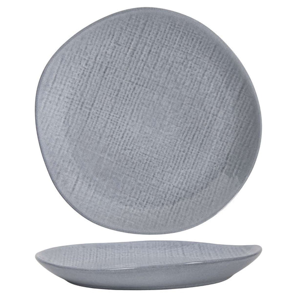 Cookinglife Platos de desayuno / Platos de postre Linen Gris ø 21 cm – 6 piezas