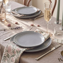 Cookinglife Platos de Cena Linen Gris ø 27 cm – 6 piezas