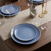 Cookinglife Platos de Cena Nola Azul ø 27 cm – 6 piezas