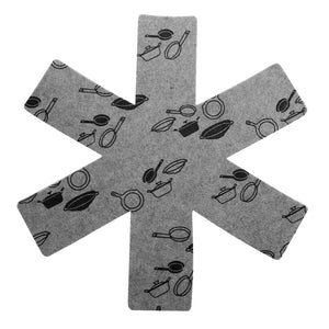 Cookinglife Protectores de Sartenes Gris ø 37.5 cm - 2 piezas