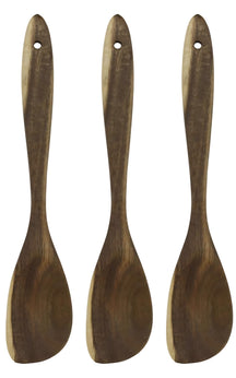 Cookinglife Cucharas de madera Acacia 32 cm - 3 Piezas