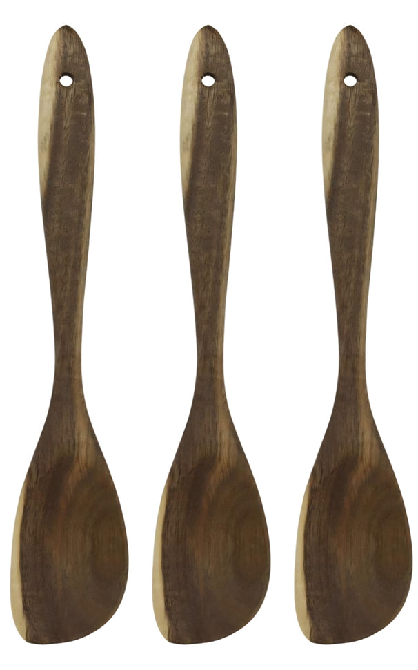 Cookinglife Cucharas de madera Acacia 32 cm - 3 Piezas