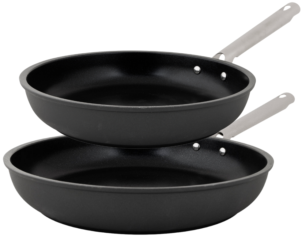 Set de sartenes Cookinglife ProForge 2 piezas ø 24 y 28 cm - apta para todas las fuentes de calor - recubrimiento antiadherente cerámico