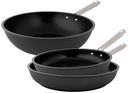 Cookinglife Set de Sartenes ProForge 3 piezas - Sartén ø 28 cm + Sartenes ø 24 & 28 cm - apto para todas las fuentes de calor - recubrimiento antiadherente cerámico