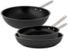 Cookinglife Set de Sartenes ProForge 3 piezas - Sartén ø 28 cm + Sartenes ø 24 & 28 cm - apto para todas las fuentes de calor - recubrimiento antiadherente cerámico