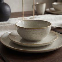 Cookinglife Cuencos de sopa / Cuencos Linen Beige ø 15 cm – 6 piezas