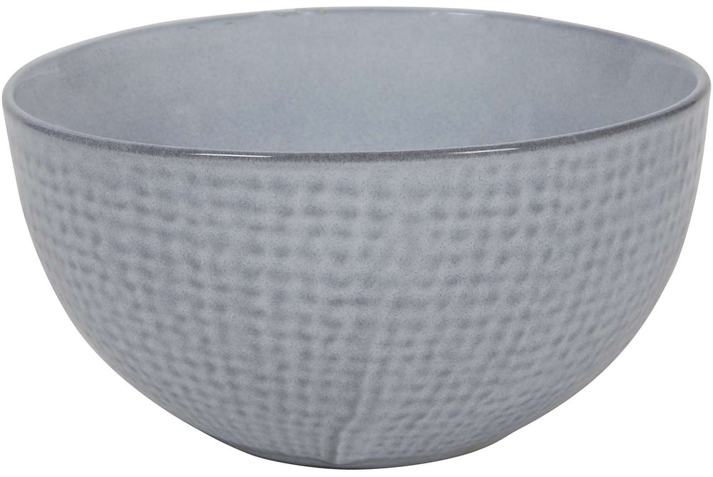 Cookinglife Juego de vajilla Lino Gris 18 piezas / 6 personas - 6 platos de cena, 6 platos de desayuno y 6 cuencos