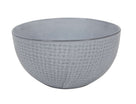 Cookinglife Cuencos para sopa / Cuencos Linen Gris ø 15 cm – 6 piezas