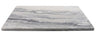 Cookinglife Tabla de Servir / Tabla de Aperitivos Mármol Blanco / Gris - 40 x 30 cm