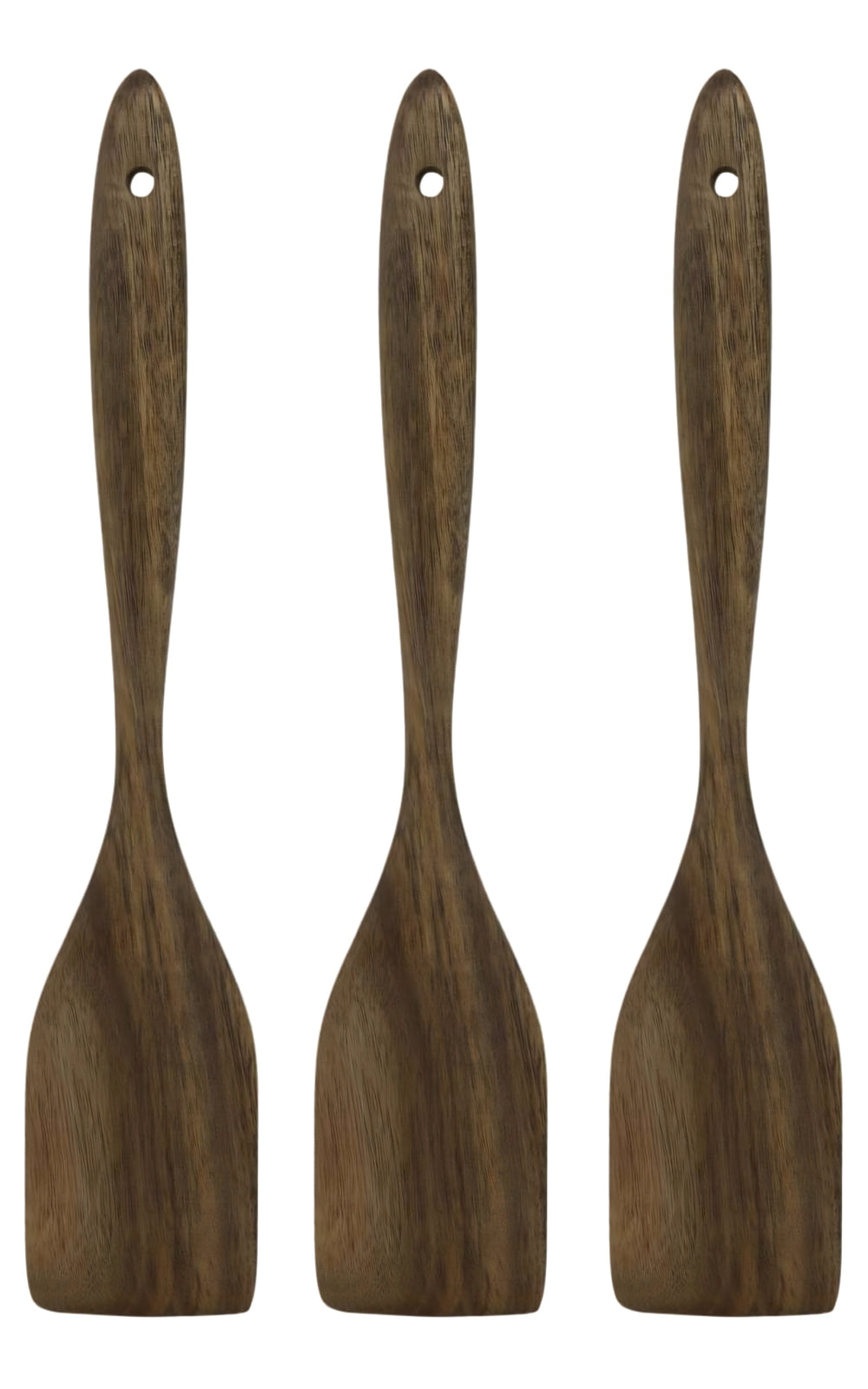 Cookinglife Espátulas Acacia 32 cm - 3 piezas