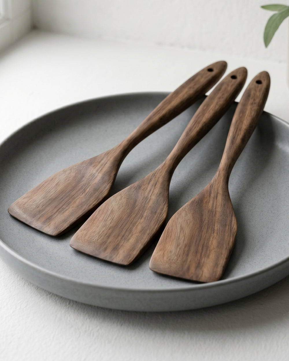 Cookinglife Espátulas Acacia 32 cm - 3 piezas