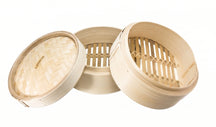 Cookinglife Cesta de vapor / Cesta de Dim Sum - Bambú - 3 piezas - ø 20 cm