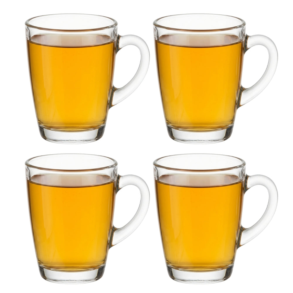 Cookinglife Vasos de Té con Asa - 300 ml - 4 Piezas