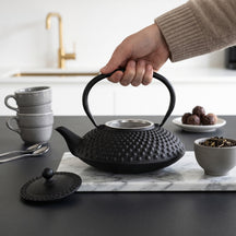 Tetera Cookinglife - Hierro fundido - Negro - 1 litro