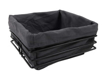 Cesta para pan Cookinglife Metal negro 23 x 22 x 12 cm