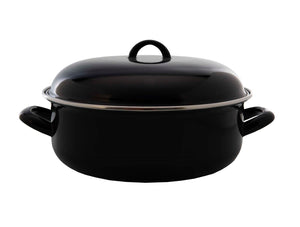 Cookinglife Cazuela con tapa - Esmalte - Cocina - ø 22 cm / 2 Litros - capa antiadherente esmaltada
