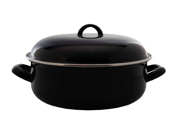 Cookinglife Cazuela con tapa - Esmalte - Cocina - ø 22 cm / 2 Litros - capa antiadherente esmaltada
