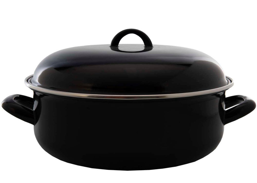 Cookinglife Braadpan con tapa - Esmalte - Cooking - ø 28 cm / 6 litros - capa antiadherente esmaltada