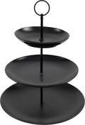 Cookinglife Estantería negra ø 16, 21 y 26 cm - 3 niveles - 32 cm de alto