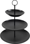 Cookinglife Estantería negra ø 16, 21 y 26 cm - 3 niveles - 32 cm de alto