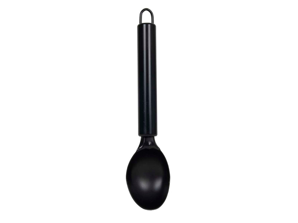 Cookinglife Cuchara para helado - Cuchara para nieve - Negro 19.5 cm