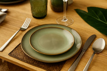 Cookinglife Platos para desayuno / postre Sabi Verde ø 21 cm - 6 unidades