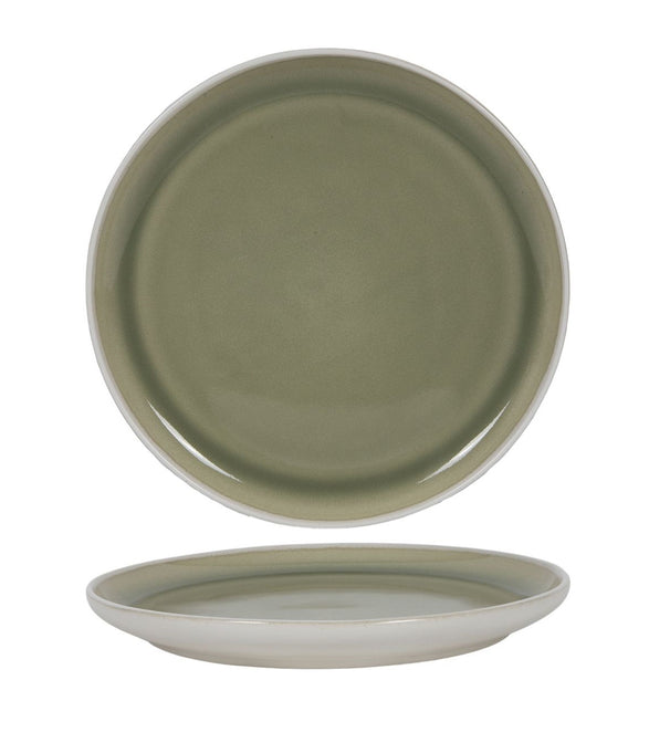 Platos de desayuno / postre Cookinglife Verde Musgo ø 21 cm - 6 unidades