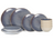 Set de vajilla Serene Blue 12 piezas / 4 personas - 4 platos llanos, 4 platos de desayuno y 4 tazones