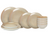 Set de vajilla Serene Arena 12 piezas / 4 personas - 4 platos llanos, 4 platos de desayuno y 4 tazones